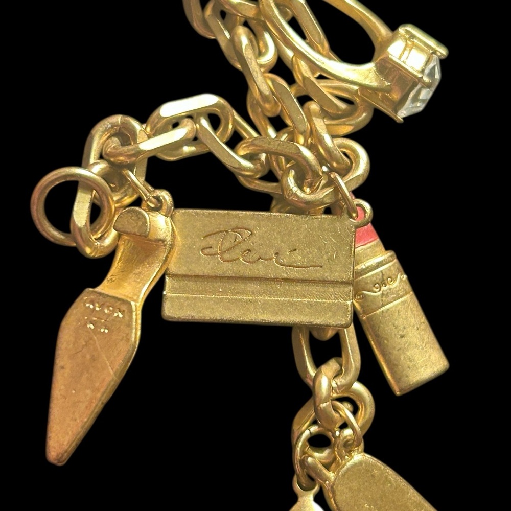 Avon Charm Bracelet Cell Phone Credit Card Shoe Lipstick ππ π³ - Picture 4 of 10